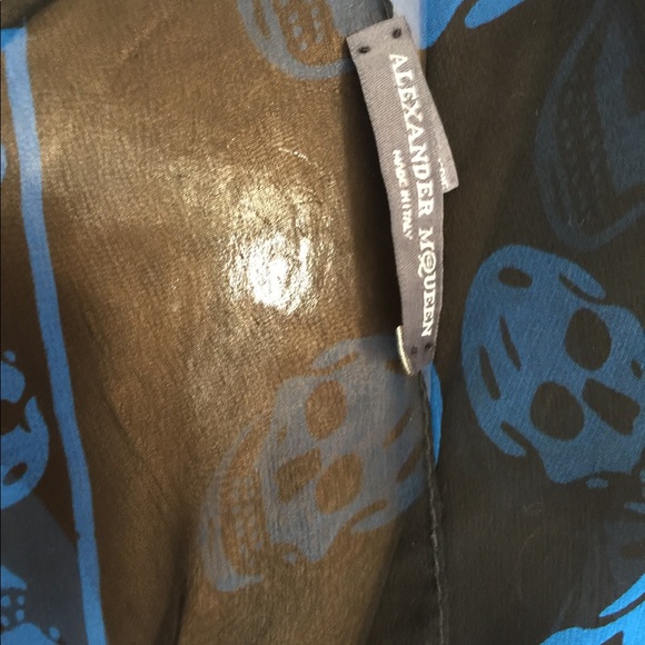 Silk scarf Alexander Mcqueen - Picture 3 of 6